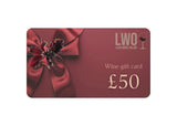 Xmas Wine E-Gift Cards from £25