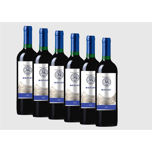 Vina Marty Merlot 2019 (case of 6 bottles)